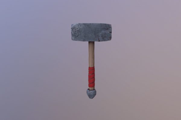 Stylized Viking War Hammer