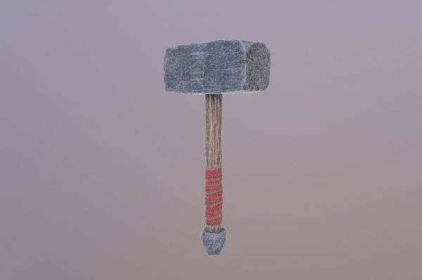Stylized Viking War Hammer