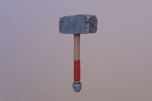 Stylized Viking War Hammer