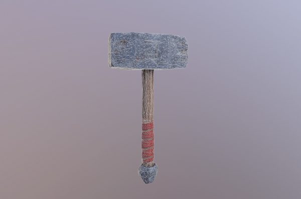 Stylized Viking War Hammer