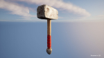 Stylized Viking War Hammer