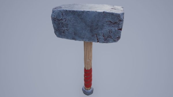 Stylized Viking War Hammer
