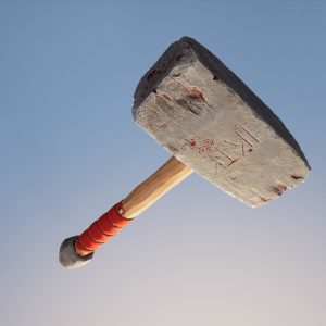 Stylized Viking War Hammer
