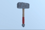Stylized Viking War Hammer