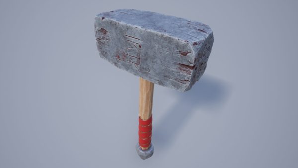 Stylized Viking War Hammer