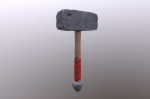 Stylized Viking War Hammer