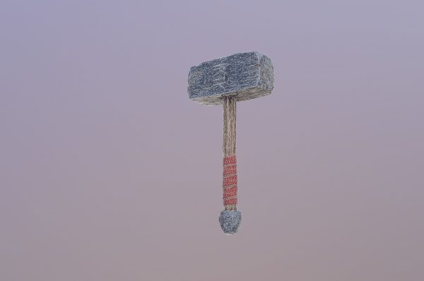 Stylized Viking War Hammer