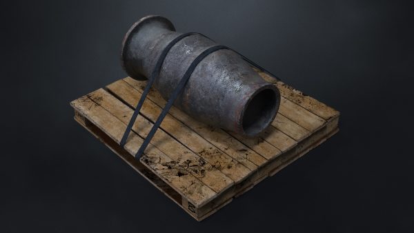 SUBD - Low Poly Loaded Industrial Pallet Prop