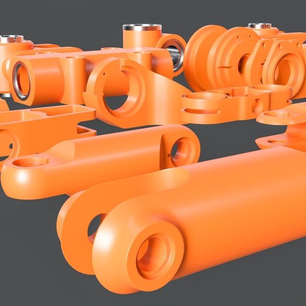Subdivision Ready Mechanical Parts Kit-Bash