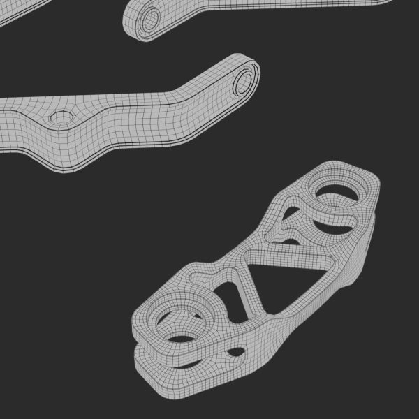 Subdivision Ready Mechanical Parts Kit-Bash