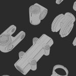 Subdivision Ready Mechanical Parts Kit-Bash