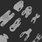 Subdivision Ready Mechanical Parts Kit-Bash
