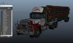 SuperLiner log truck