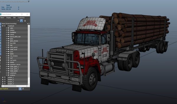 SuperLiner log truck