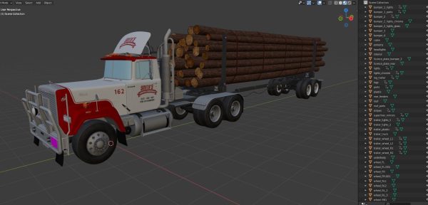 SuperLiner log truck