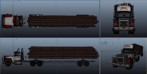 SuperLiner log truck