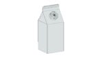 Supermarket Milk Carton 02 Low Poly PBR Realistic