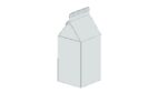 Supermarket Milk Carton 02 Low Poly PBR Realistic