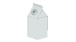 Supermarket Milk Carton 02 Low Poly PBR Realistic
