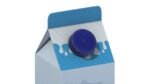 Supermarket Milk Carton 02 Low Poly PBR Realistic