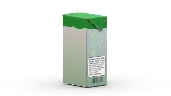 Supermarket Milk Carton 04 Low Poly PBR Realistic