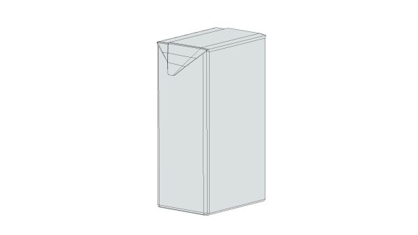 Supermarket Milk Carton 04 Low Poly PBR Realistic