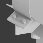 Support for gas pipe