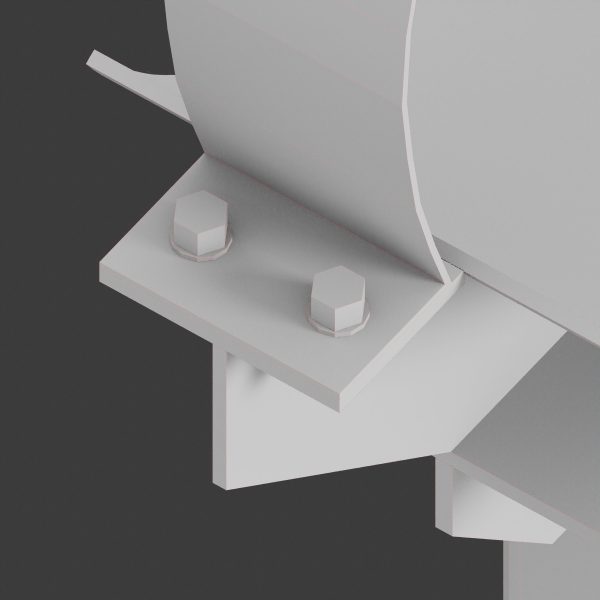 Support for gas pipe