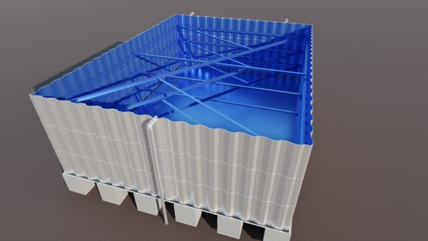 Surface Corrugated Steel Reservoir Tank