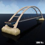 Suspended water road bridge pack collection