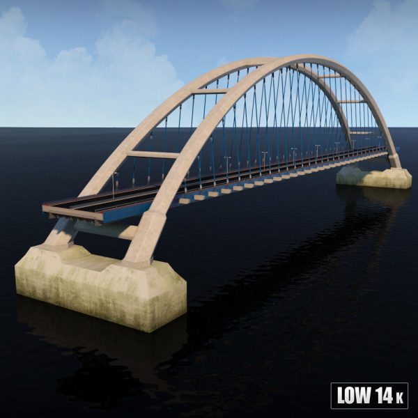 Suspended water road bridge pack collection