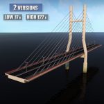 Suspended water road bridge pack collection