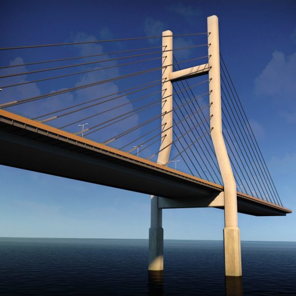 Suspended water road bridge pack collection