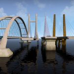 Suspended water road bridge pack collection