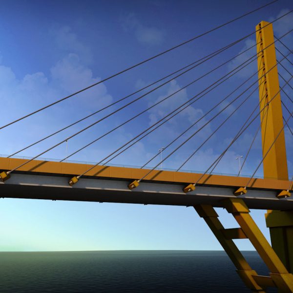 Suspended water road bridge pack collection