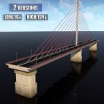 Suspended water road bridge pack collection