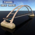Suspended water road bridge pack collection
