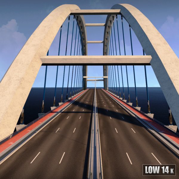 Suspended water road bridge pack collection