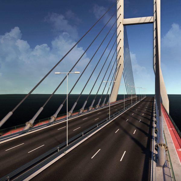 Suspended water road bridge pack collection