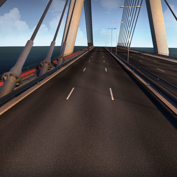 Suspended water road bridge pack collection