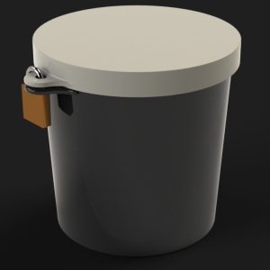 Sweet Safe Pint Ice Cream Combination Lock Safety Container