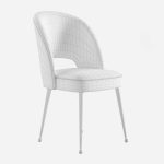 Swell Modern Upholstered Curved Dining Room Chair TOV
