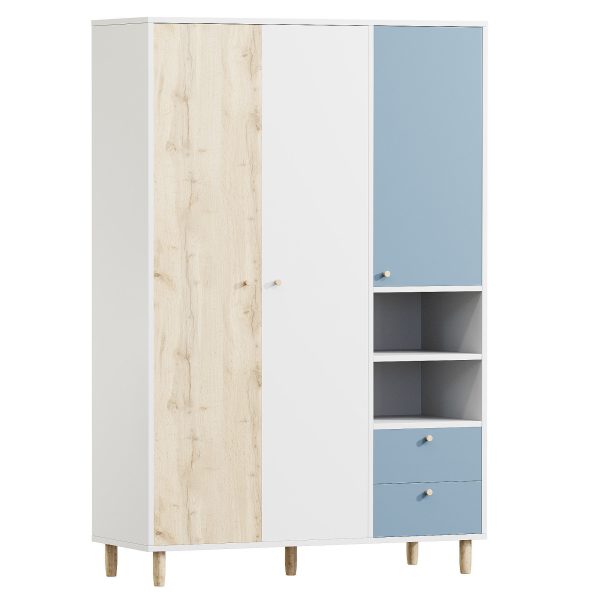 Swing wardrobe Deakins 3 Sky