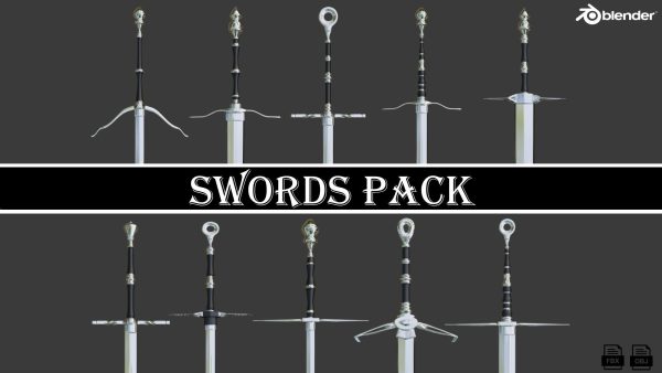 Swords Pack 10 Models