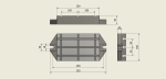 T-slot base plates for axial machines