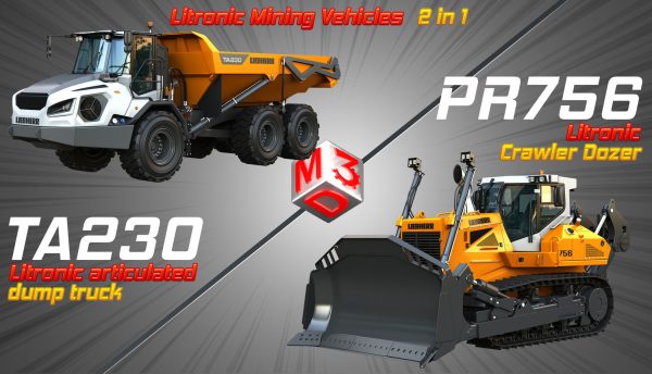 TA230  - PR756 Litronic Mining Vehicles  2 in 1