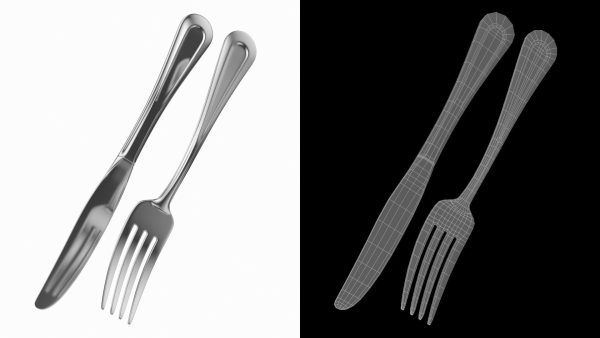 Table Dinner Knife and Fork Classic Cutlery