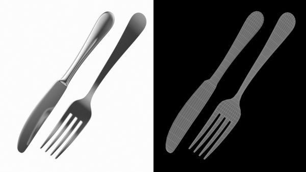 Table Dinner Knife and Fork Generic Cutlery