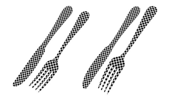 Table Dinner Knife and Fork Generic Cutlery