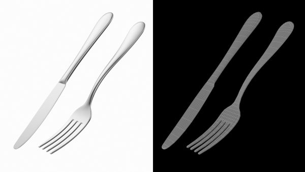 Table Dinner Knife and Fork Generic Cutlery
